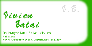 vivien balai business card